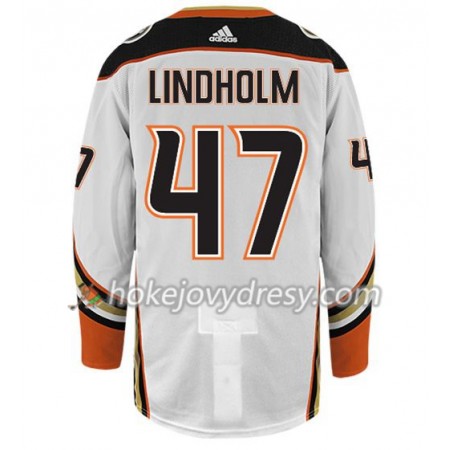 Pánské Hokejový Dres Anaheim Ducks HAMPUS LINDHOLM 47 Adidas Bílá Authentic